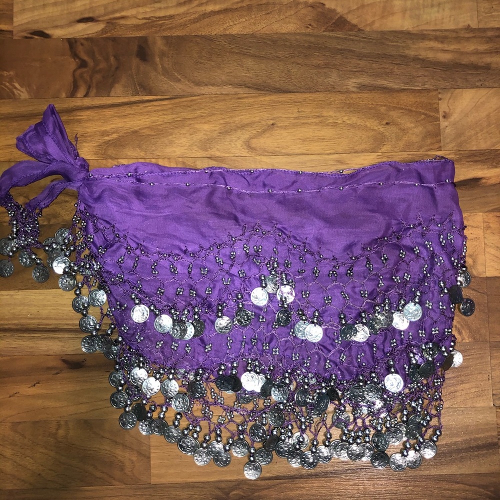 Purple Coin Skirt